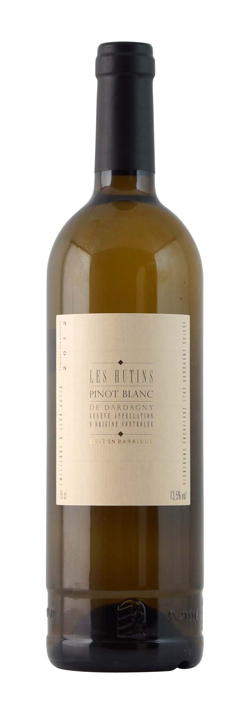 Genève AOC Dardagny Pinot Blanc Barrique 2012