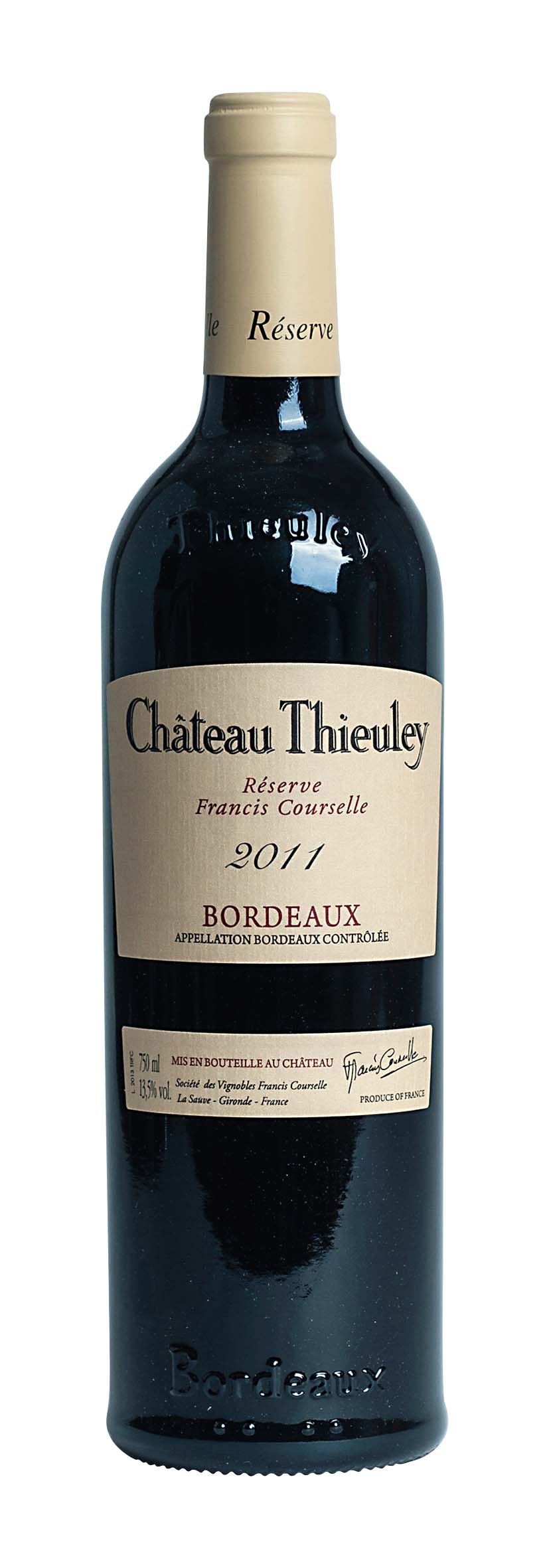 Bordeaux Rouge AOC Réserve Francis Courselle 2011