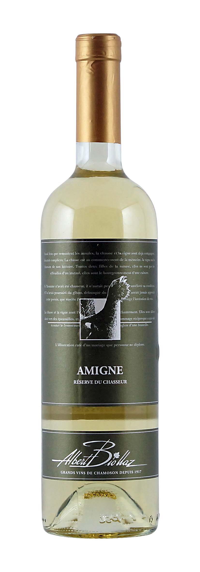 Valais AOC Amigne Réserve du Chasseur 2013