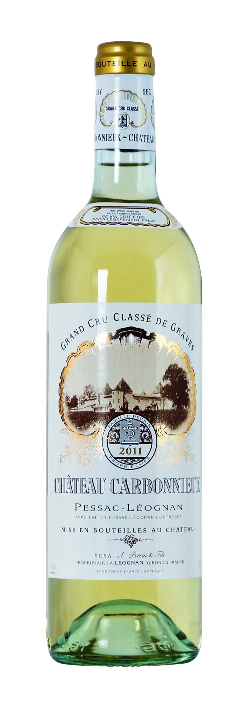 Pessac-Léognan AOC Grand Cru Classé de Graves Château Carbonnieux blanc 2011