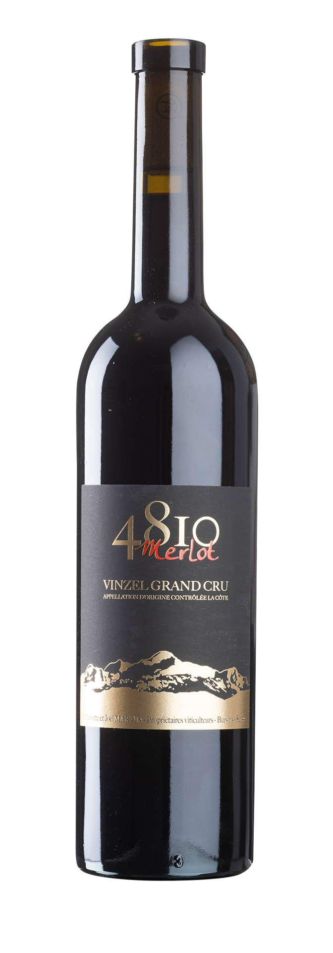 La Côte AOC Vinzel Grand Cru Merlot 2017