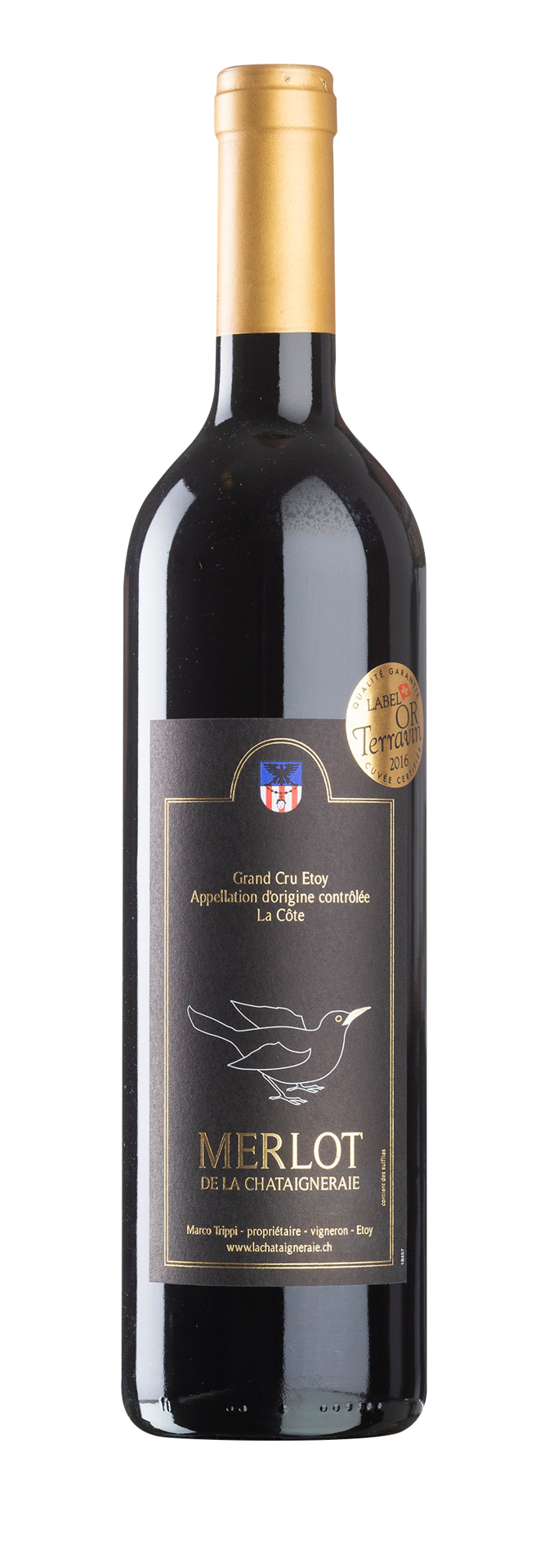 La Côte AOC Merlot La Châtaigneraie 2016