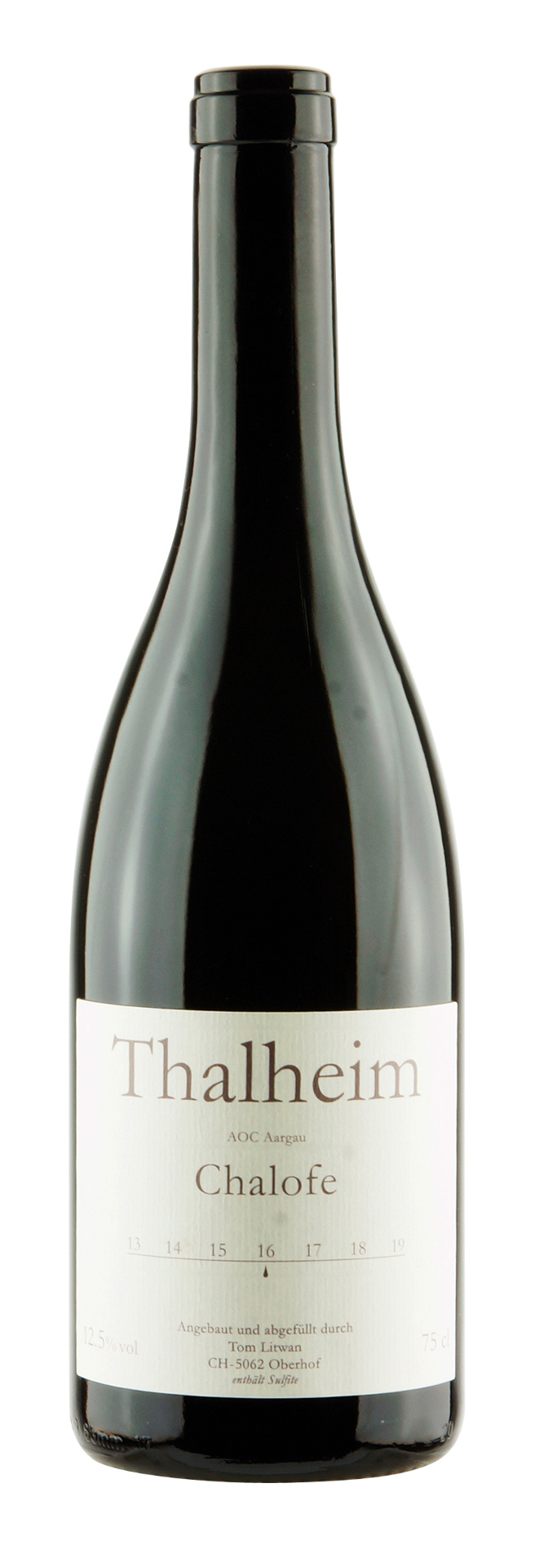 Aargau AOC Thalheim Pinot Noir Chalofe 2016