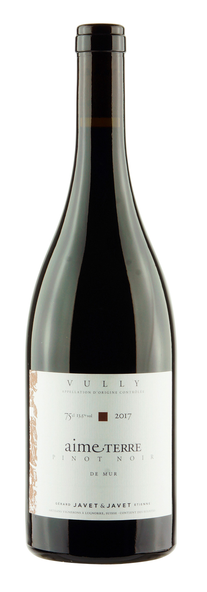 Vully AOC - Fribourg Pinot Noir Aime Terre de Mur 2017