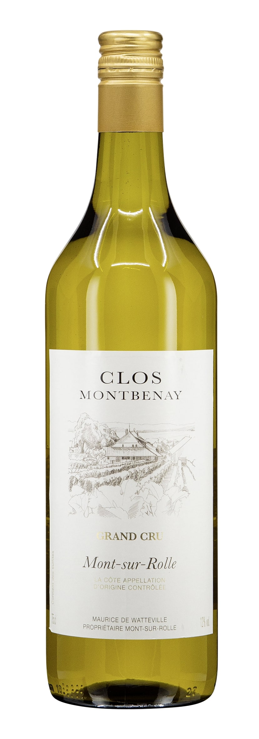 Mont-sur-Rolle AOC Grand Cru Clos Montbenay 2020