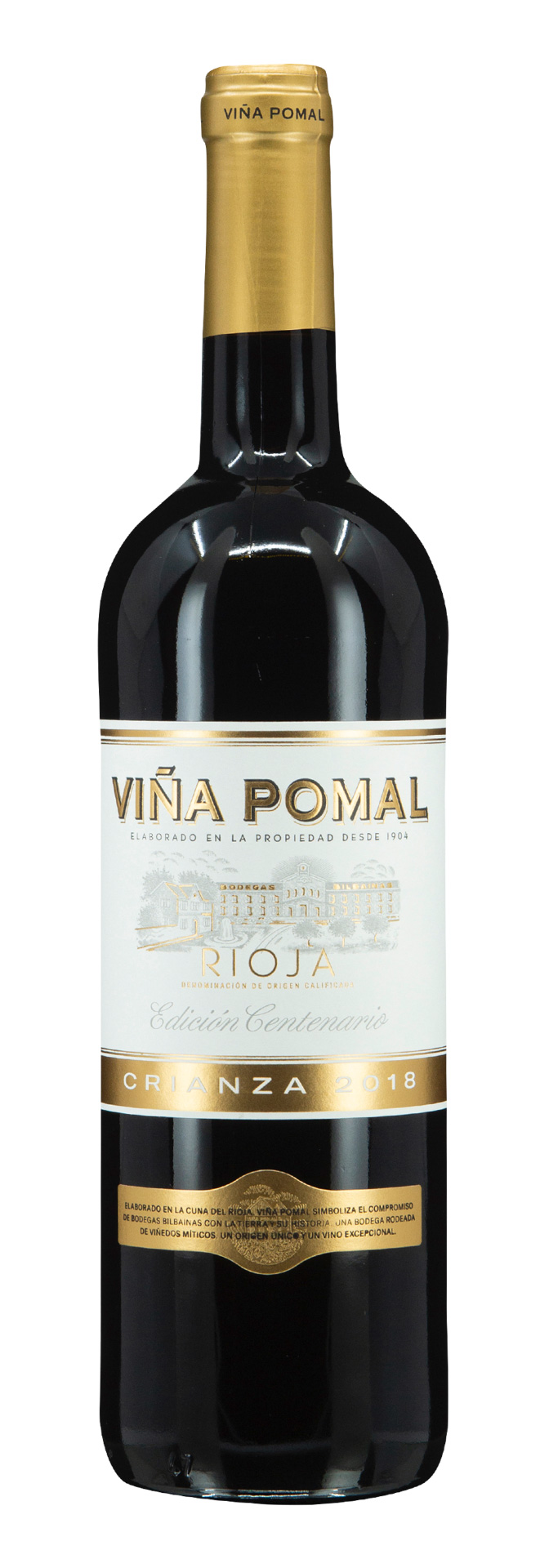 Rioja DOCa Tempranillo Crianza Viña Pomal Edición Centenario 2018