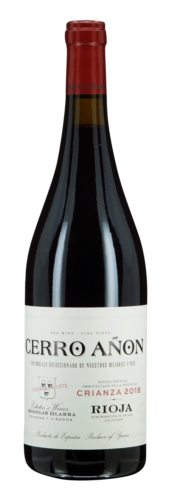 Rioja DOCa Crianza Cerro Añon 2018