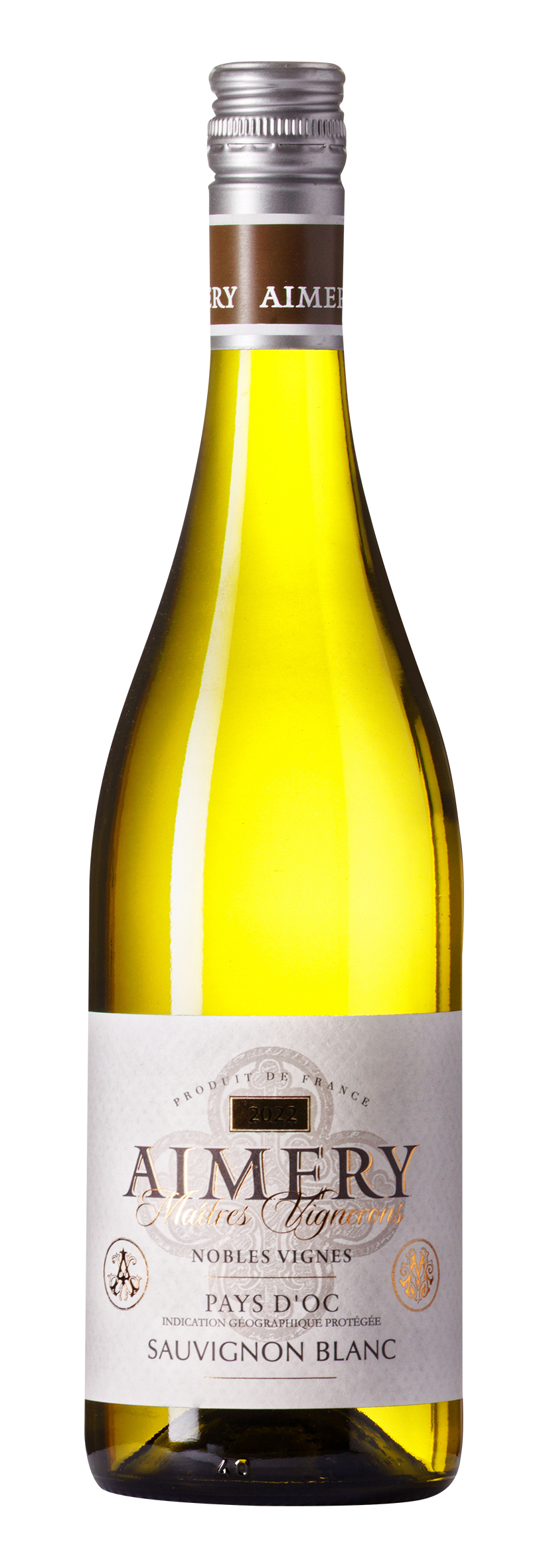 Pays d'Oc IGP Nobles Vignes Sauvignon Blanc Aimery Maîtres Vignerons 2022