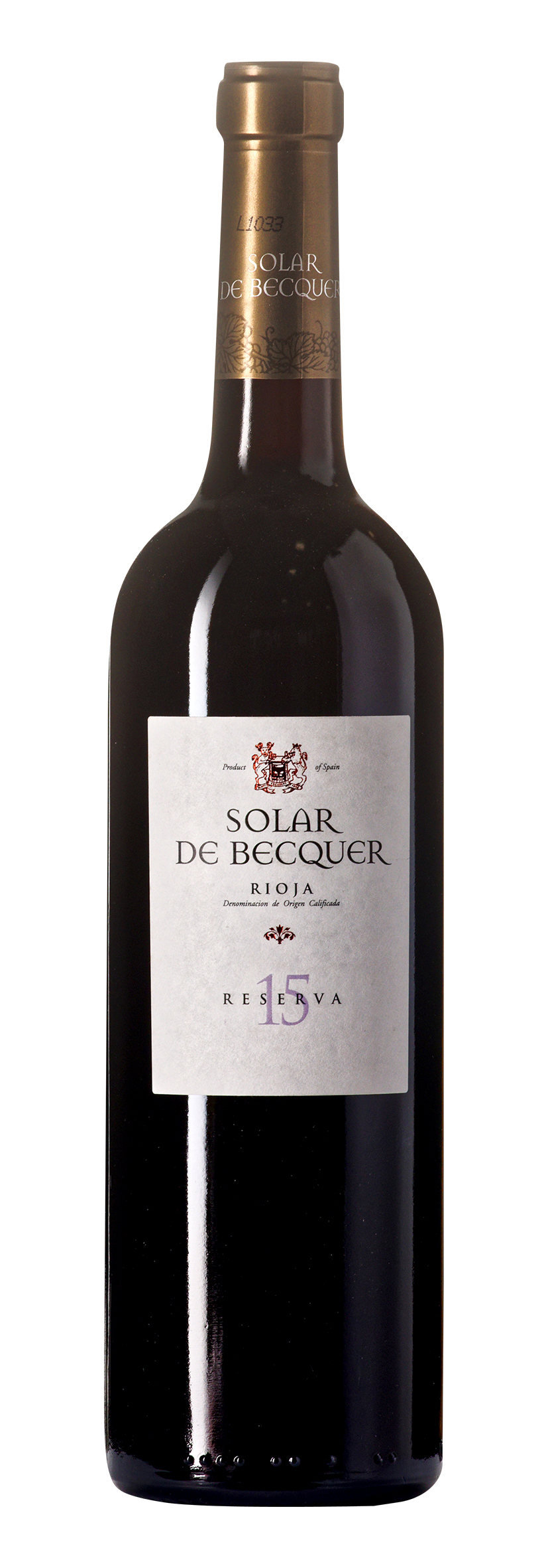 Rioja DOCa Solar de Becquer Reserva 2015