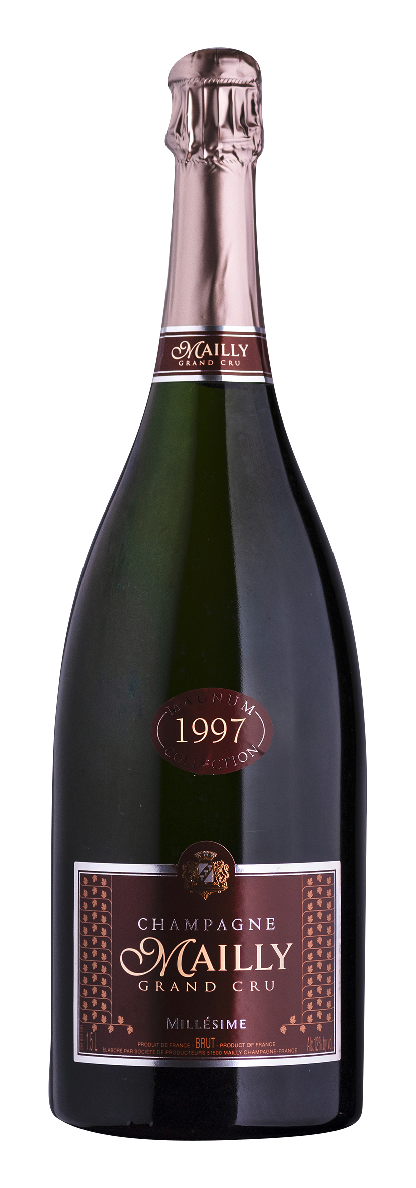 Champagne AOC Grand Cru Magnum L’élégance 1997