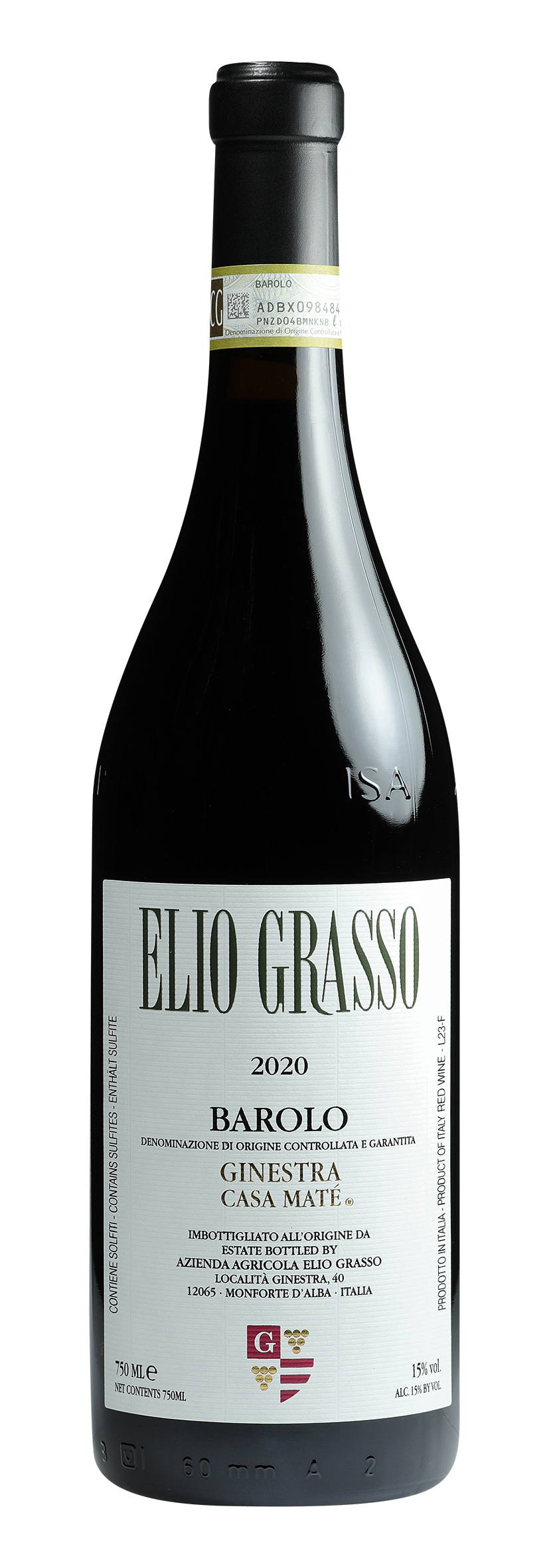 Barolo DOCG Ginestra Casa Maté 2020