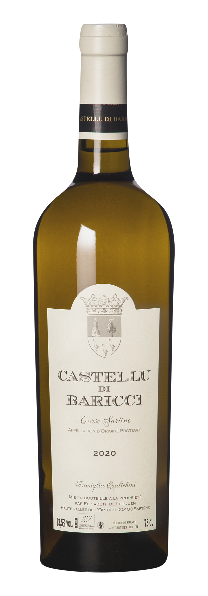 Vin-de-Corse-Sartène AOP Castellu di Baricci blanc 2023
