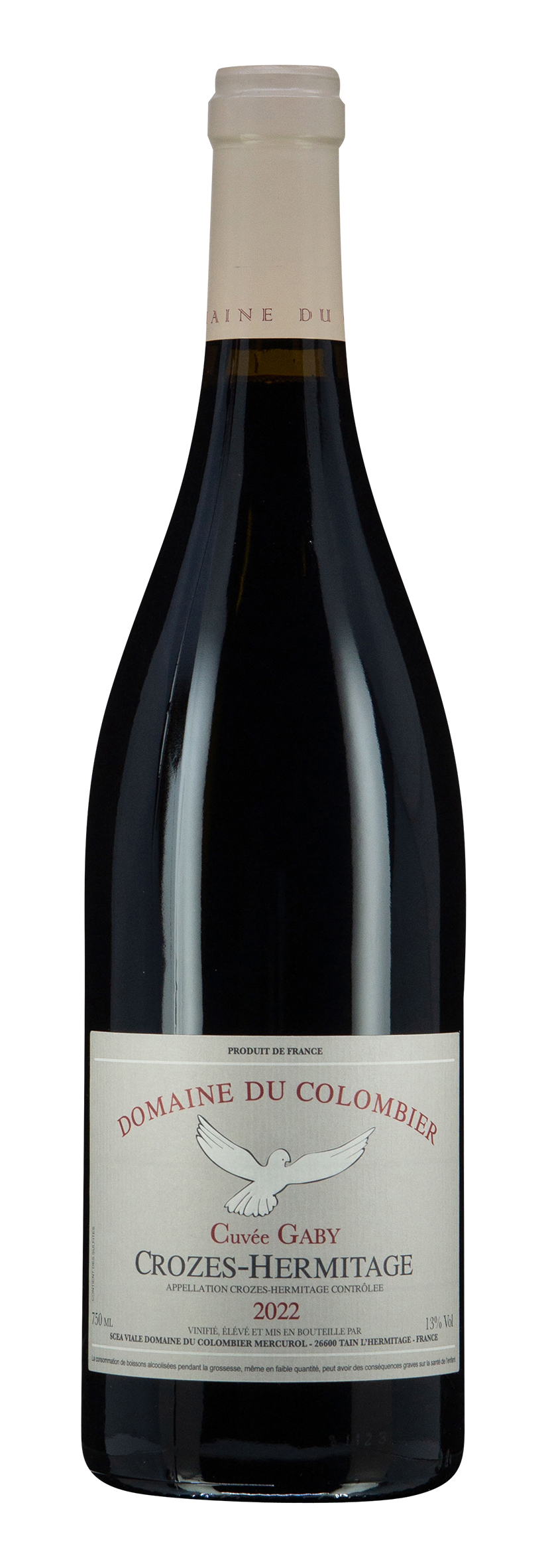 Crozes-Hermitage AOC Rouge Cuvée Gaby 2022