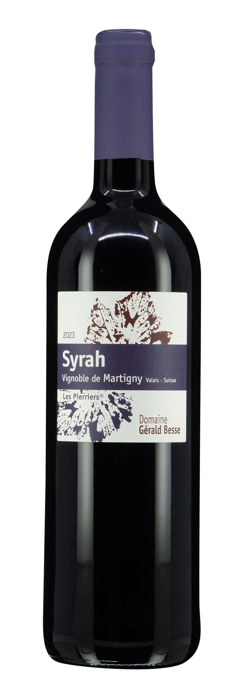 Valais AOC Syrah Les Pierriers Martigny 2023