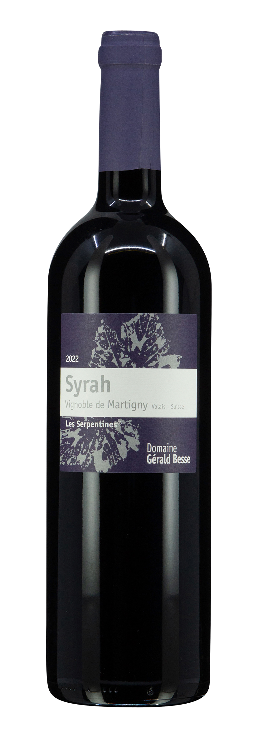 Valais AOC Syrah Les Serpentines Martigny 2022