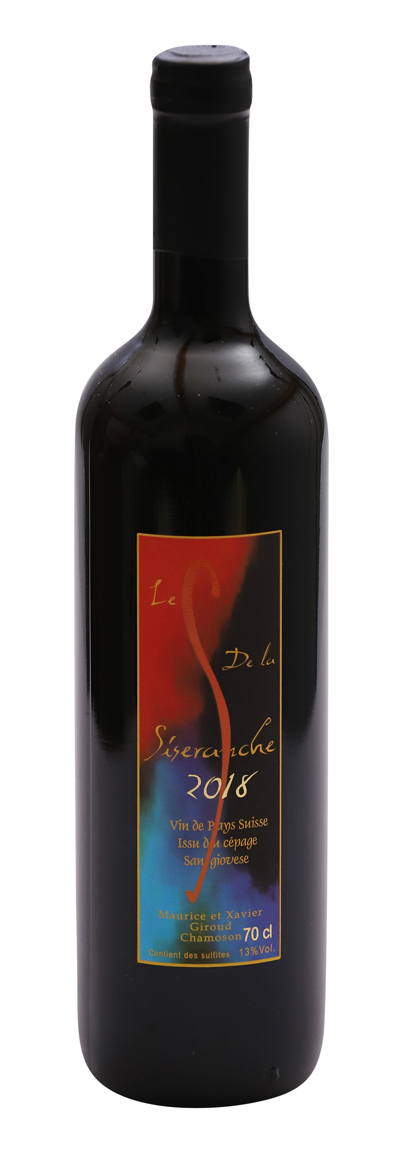 Vin de Pays Suisse Sangiovese Le S de la Siseranche 2023