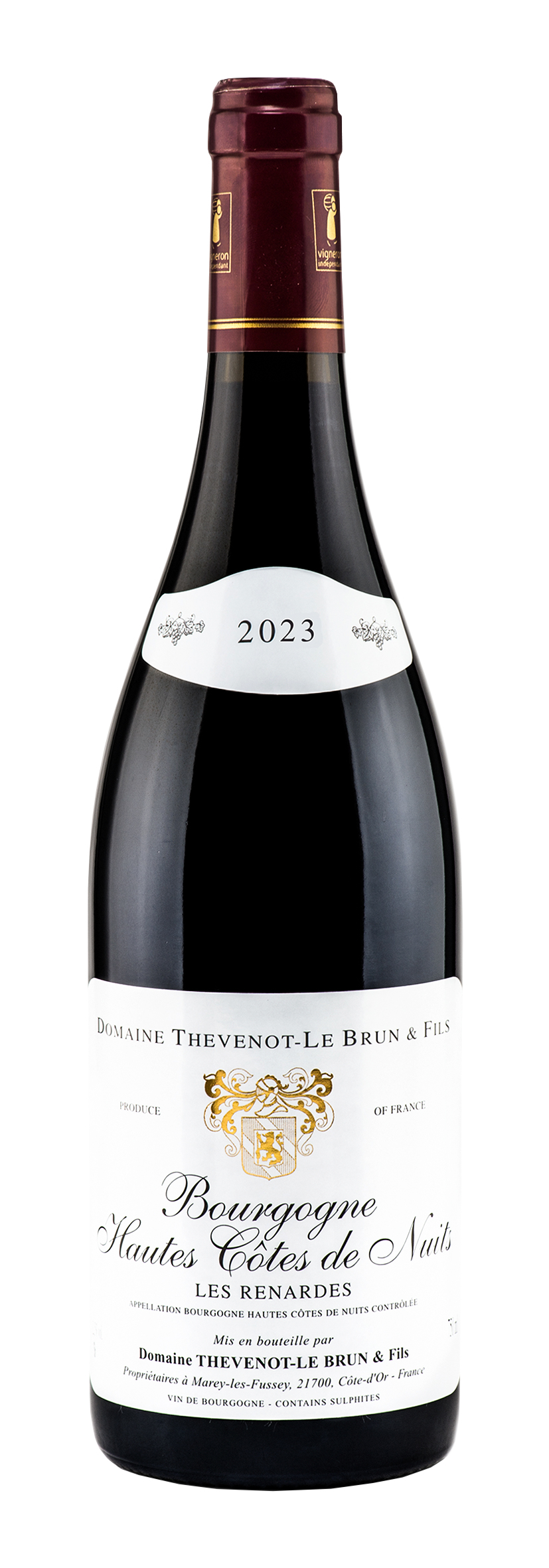 Bourgogne Hautes Côtes de Nuits AOC Rouge «Les Renardes» 2023