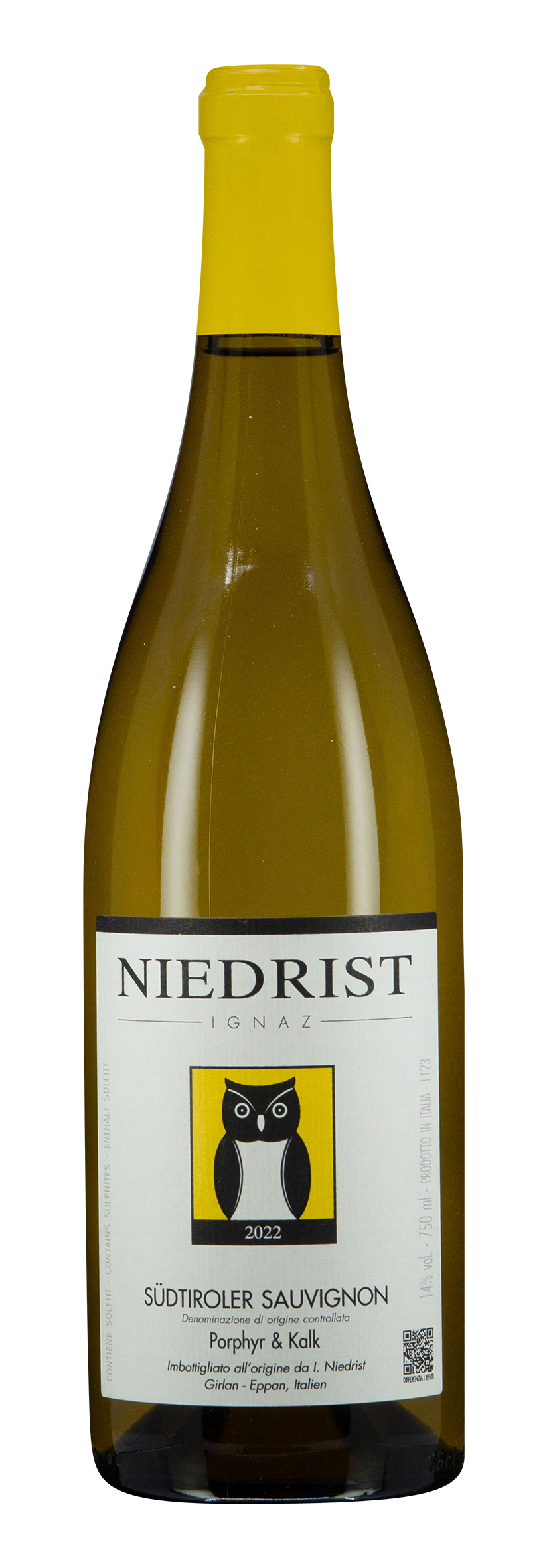 Südtirol DOC Sauvignon Blanc Porphyr & Kalk 2022