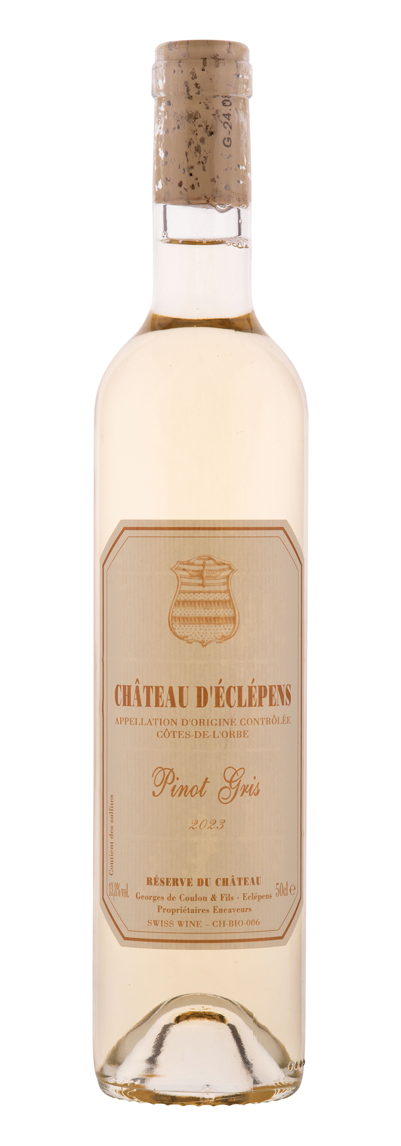 Côtes de l'Orbe AOC Pinot Gris Réserve du Château 2023