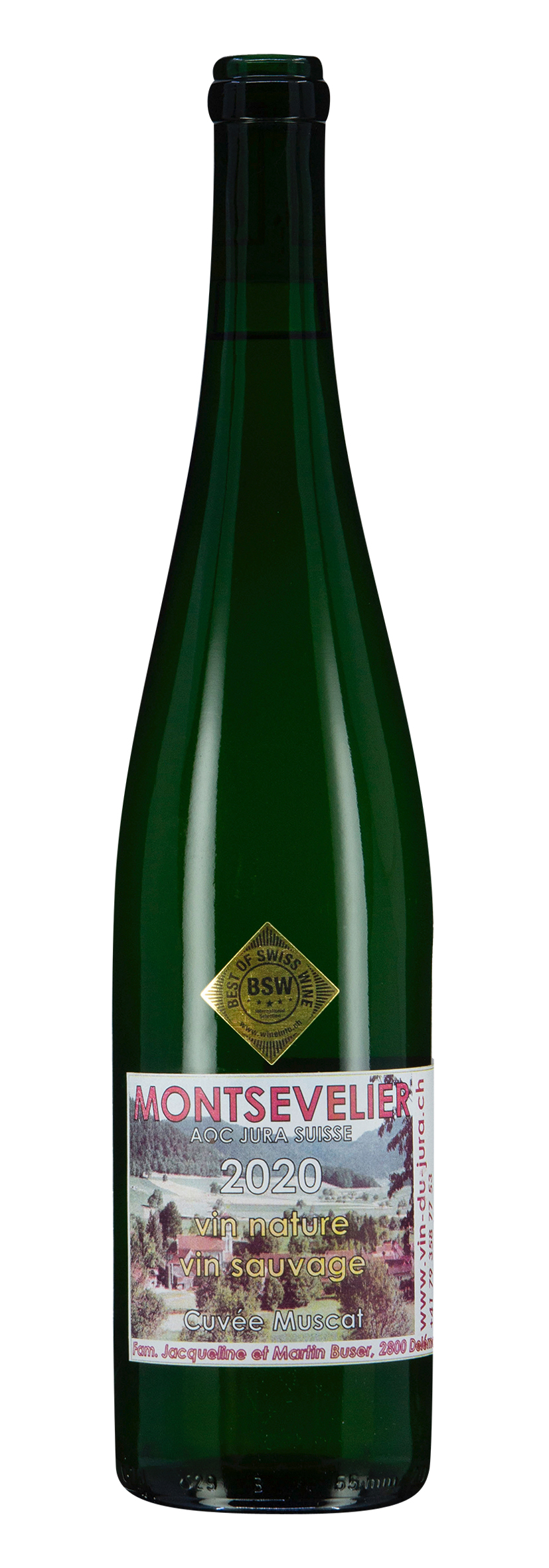 Montsevelier AOC Jura Cuvée Muscat 2020