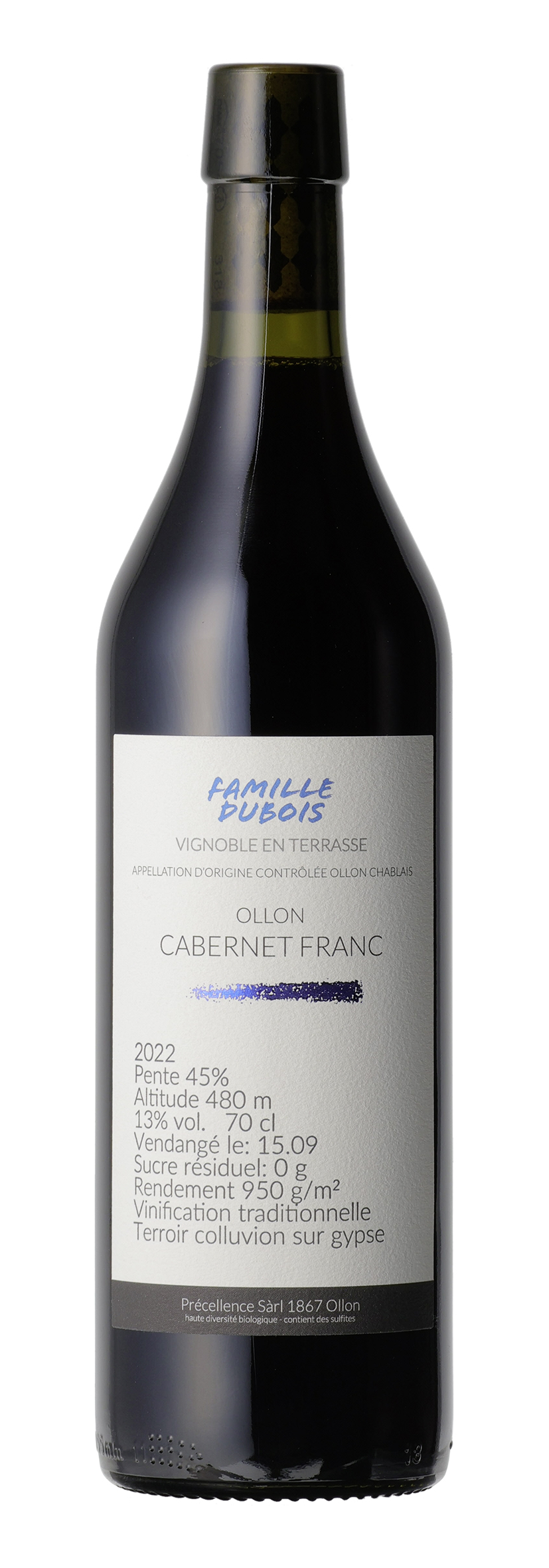 Chablais AOC Cabernet Franc 2022