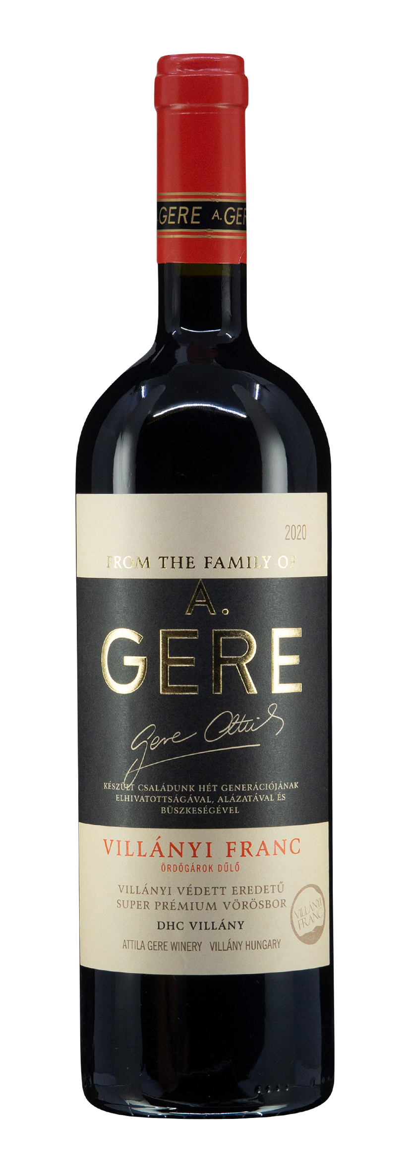 Villány PDO Franc Ördögárok Dülö 2020