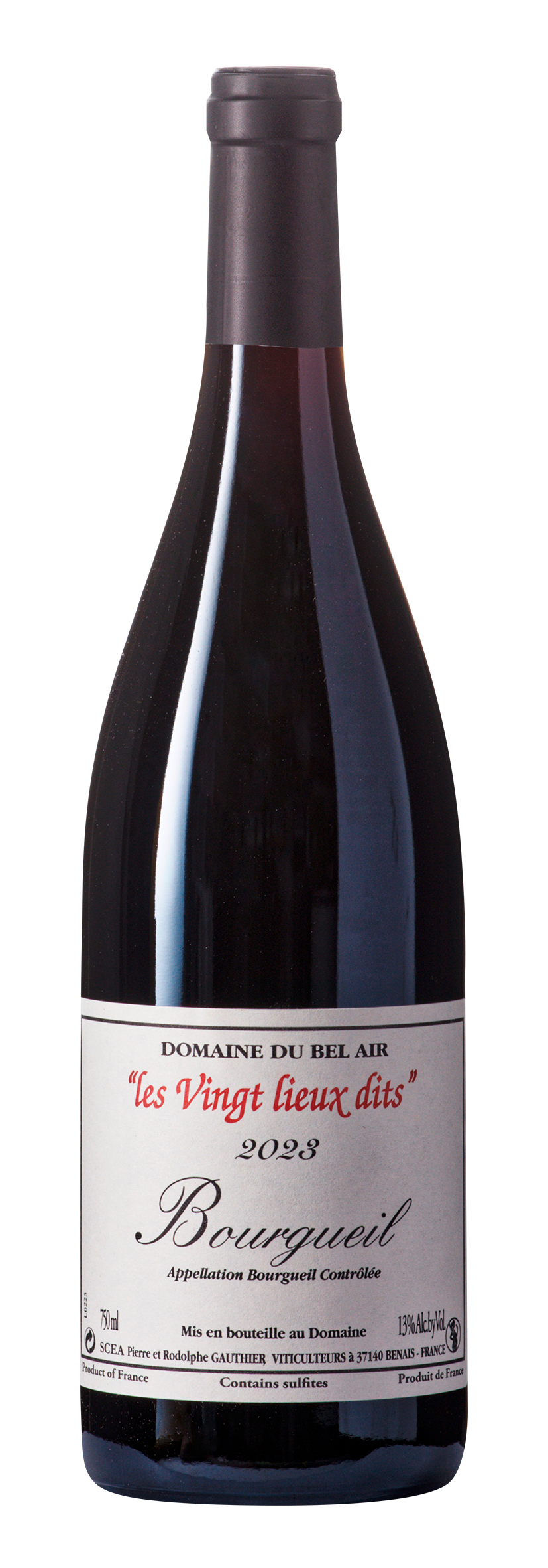 Bourgueil AOC les Vingt lieux dits 2023