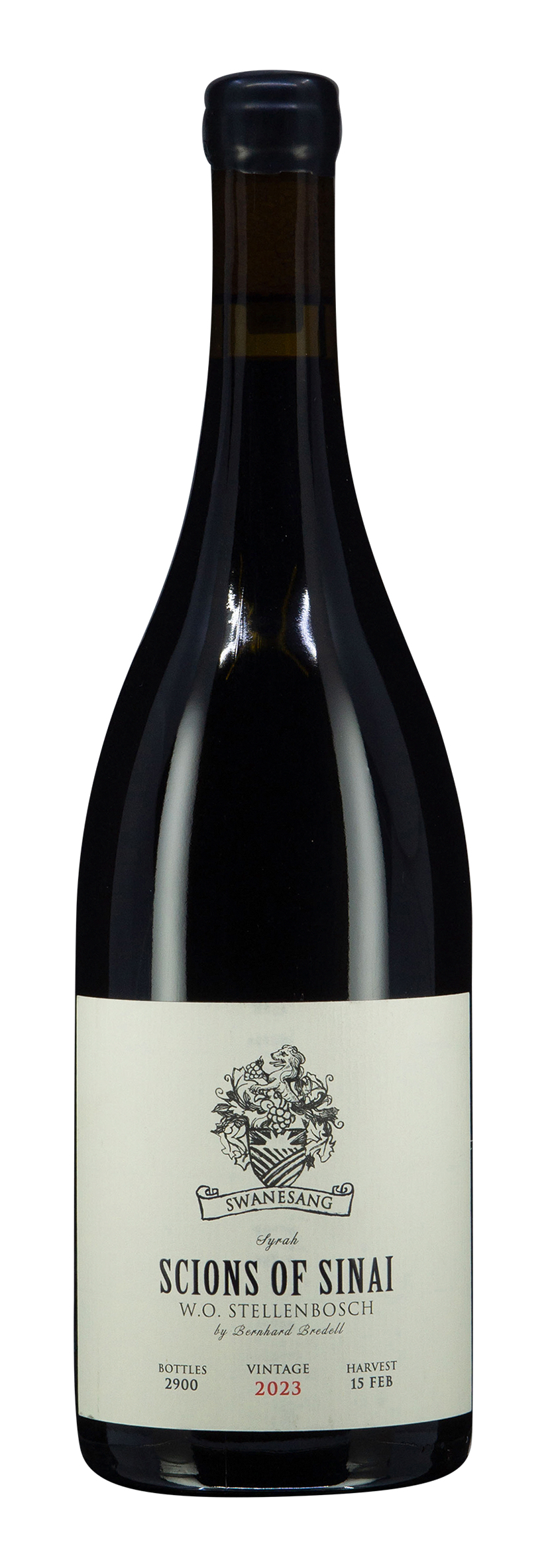 W.O. Stellenbosch Swanesang Syrah Single Vineyard 2023