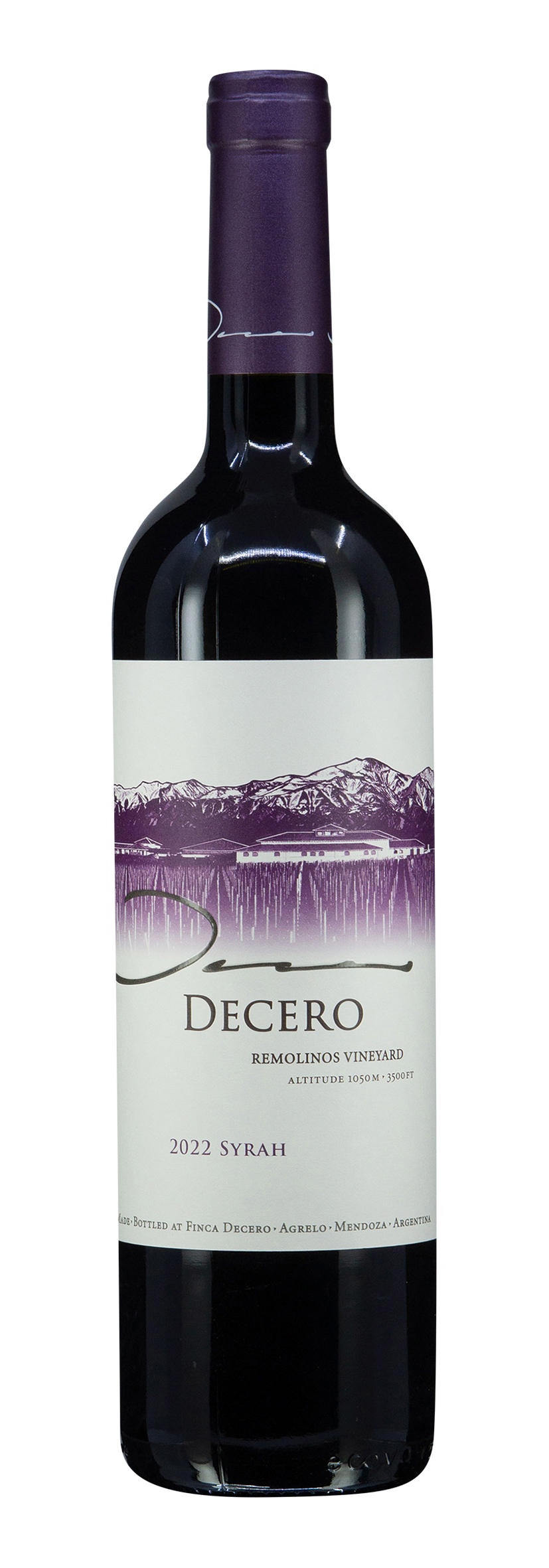 Mendoza Remolinos Vineyard Syrah 2022