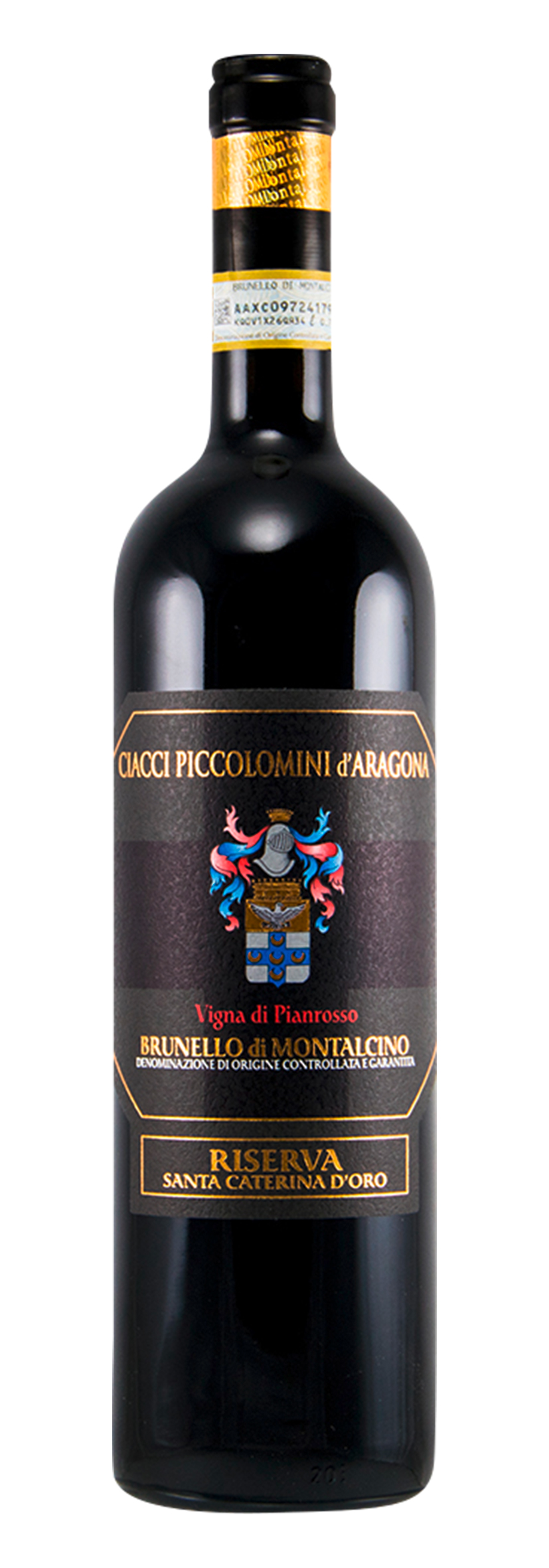 Brunello di Montalcino DOCG Riserva Vigna di Pianrosso Santa Caterina d'Oro 2019
