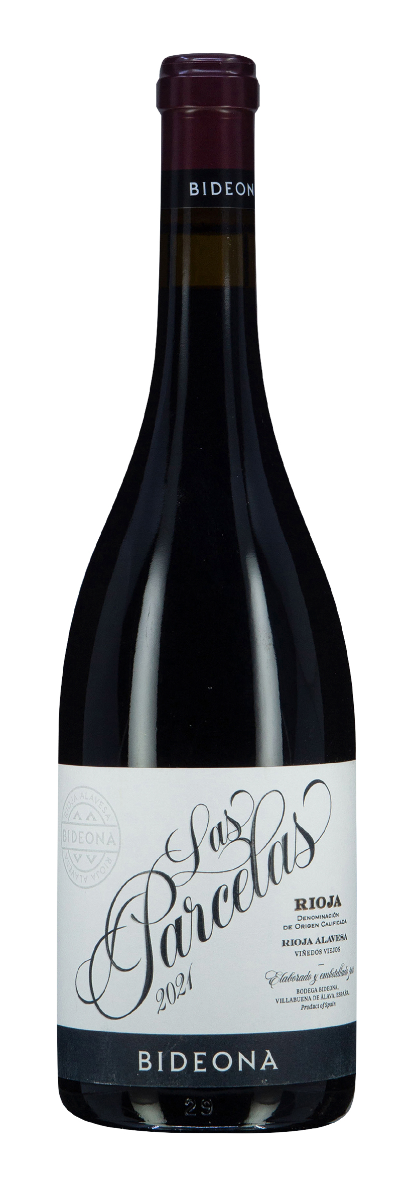 Rioja DOCa Alavesa Bideona Las Parcelas tinto 2021