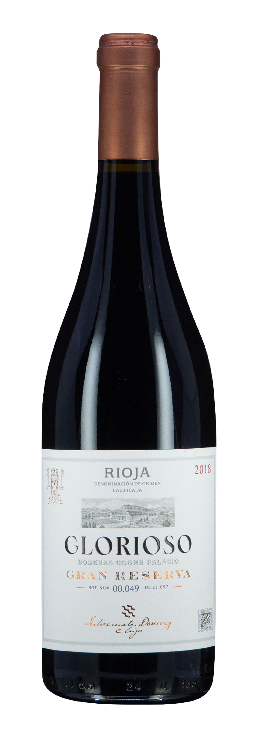 Rioja DOCa Tempranillo Glorioso Gran Reserva 2018