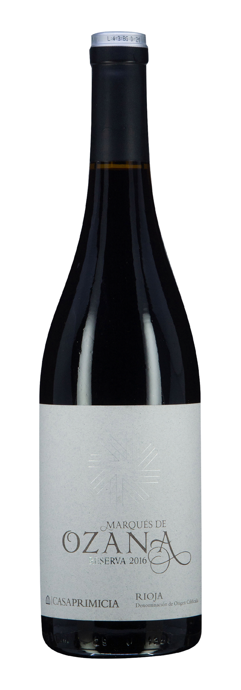 Rioja DOCa Marques de Ozana Reserva  2016