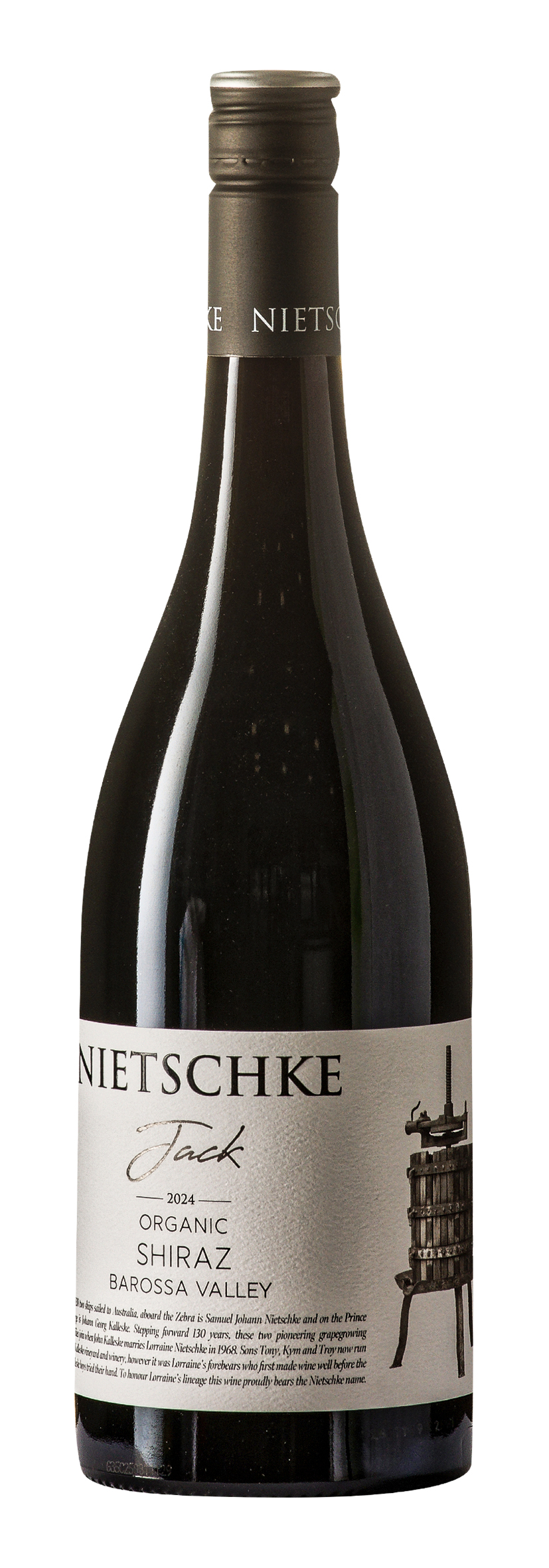 Barossa Valley Shiraz Nietschke Wines Jack 2024
