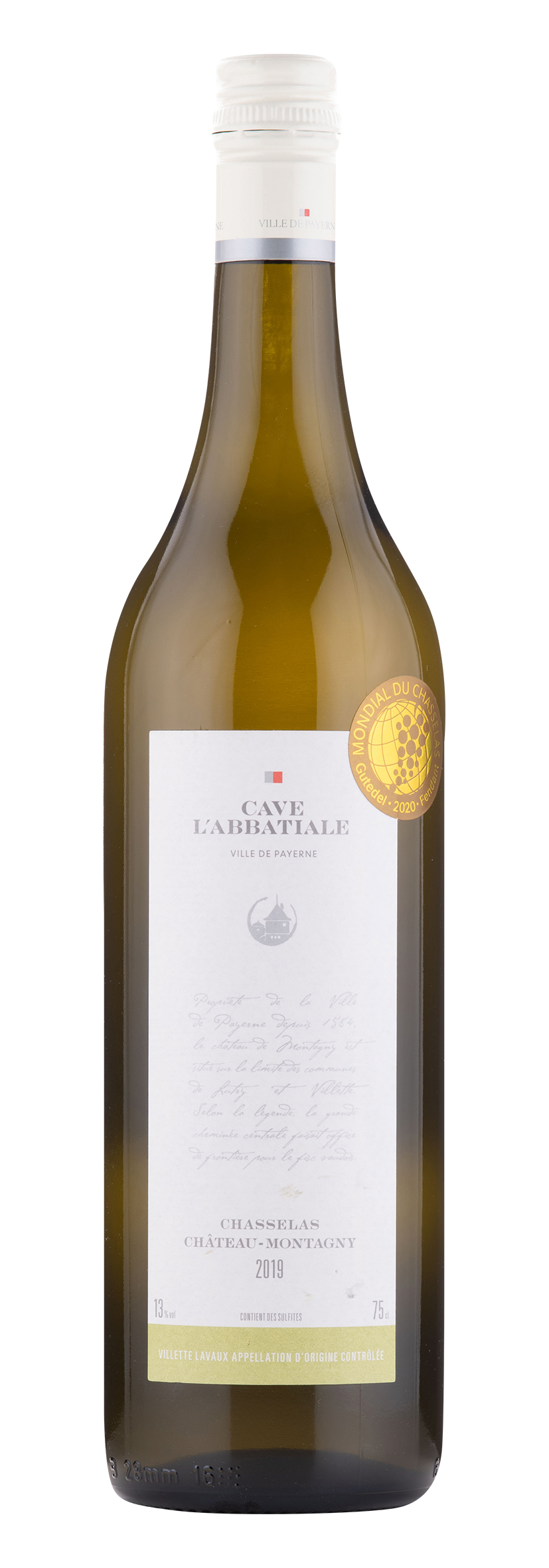 Lavaux AOC Lutry Château Montagny 2019