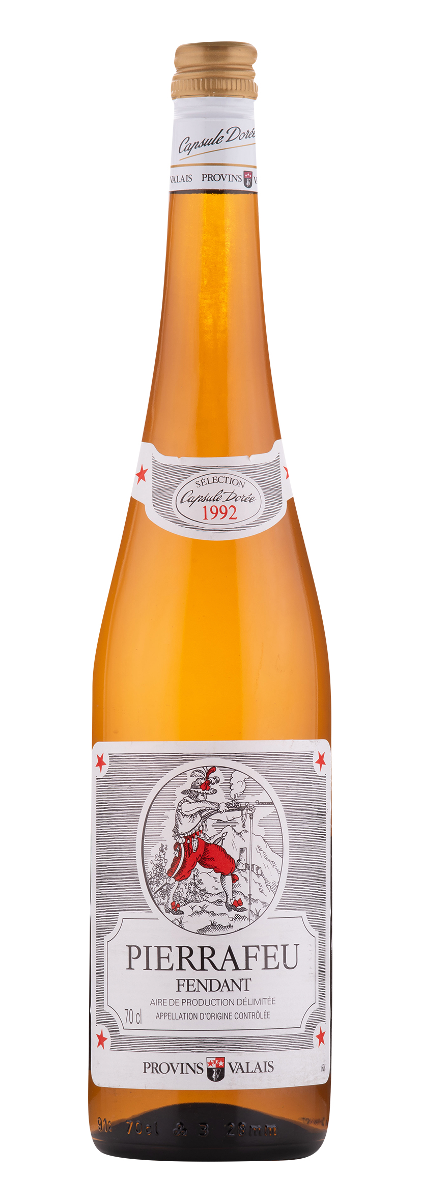 Valais AOC Chasselas Pierrafeu Fendant 1992