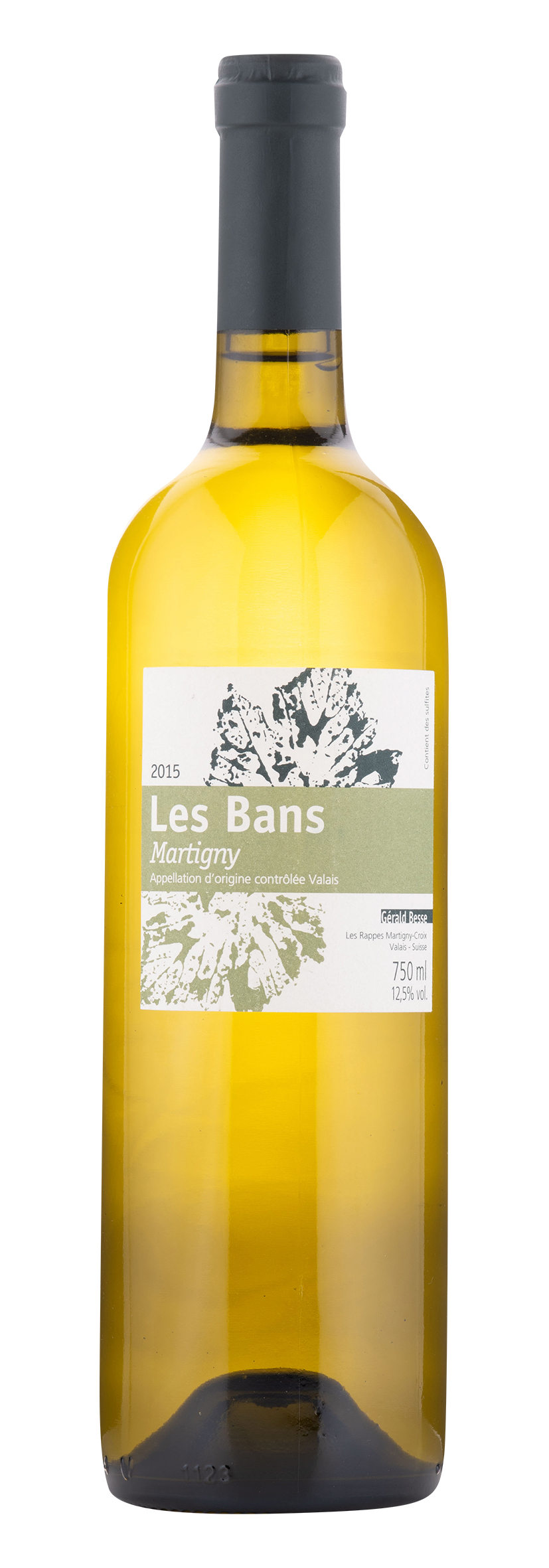 Valais AOC Fendant Les Bans 2015