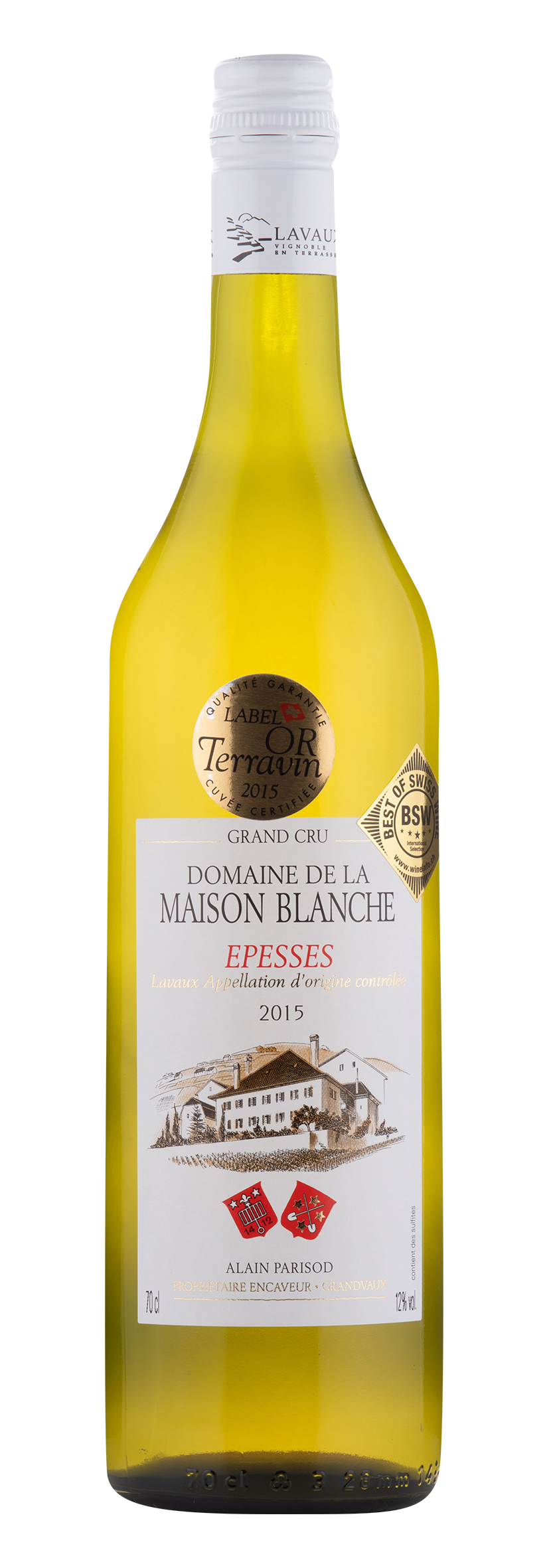 Lavaux AOC Domaine de la Maison Blanche Épesses Grand Cru 2015