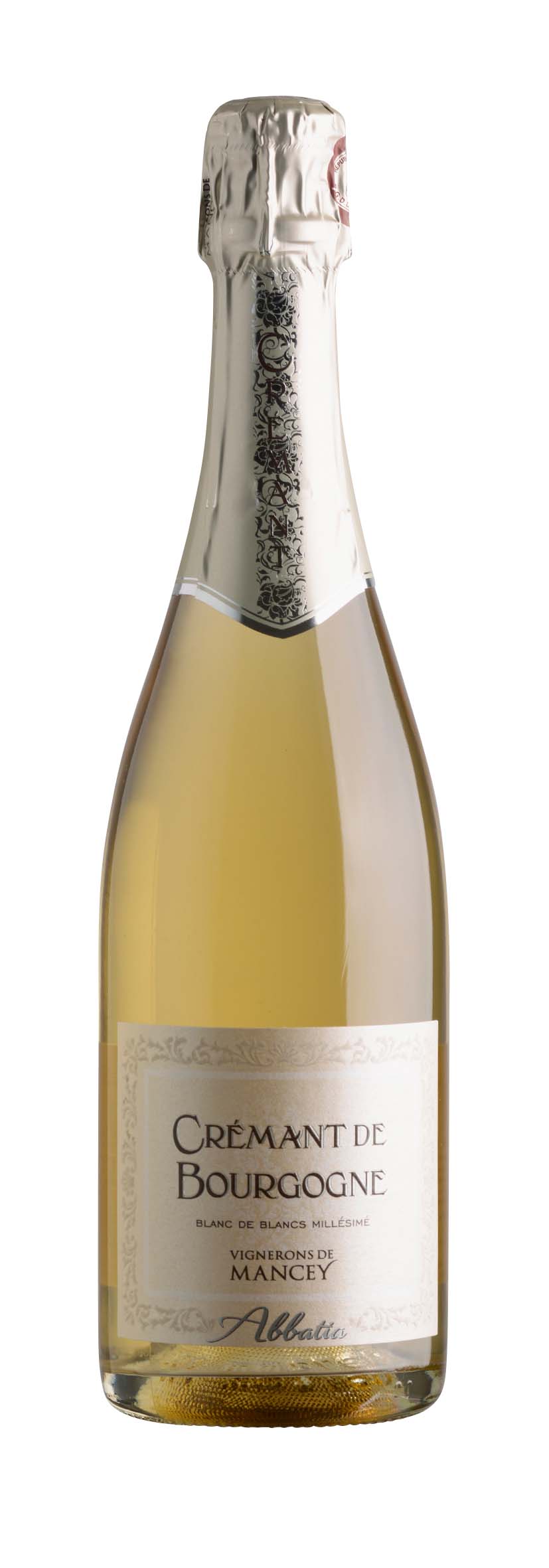 Crémant de Bourgogne AOC Cuvée Abbatia Blanc de Blancs Brut 2012