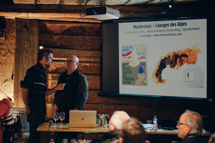 José Vouillamoz donnera deux masterclass dans le cadre du Grand Marché des Terroirs Alpins (photo: Cyril Perregaux)
