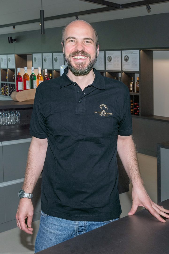 Edoardo Morgagni est l'heureux gérant de la Maison de la Petite Arvine (photo m.à.d.) Edoardo Morgagni est l'heureux gérant de la Maison de la Petite Arvine (photo m.à.d.)