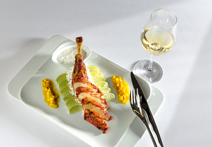 Tandoori-Hähnchen mit Minze Tandoori-Hähnchen mit Minze