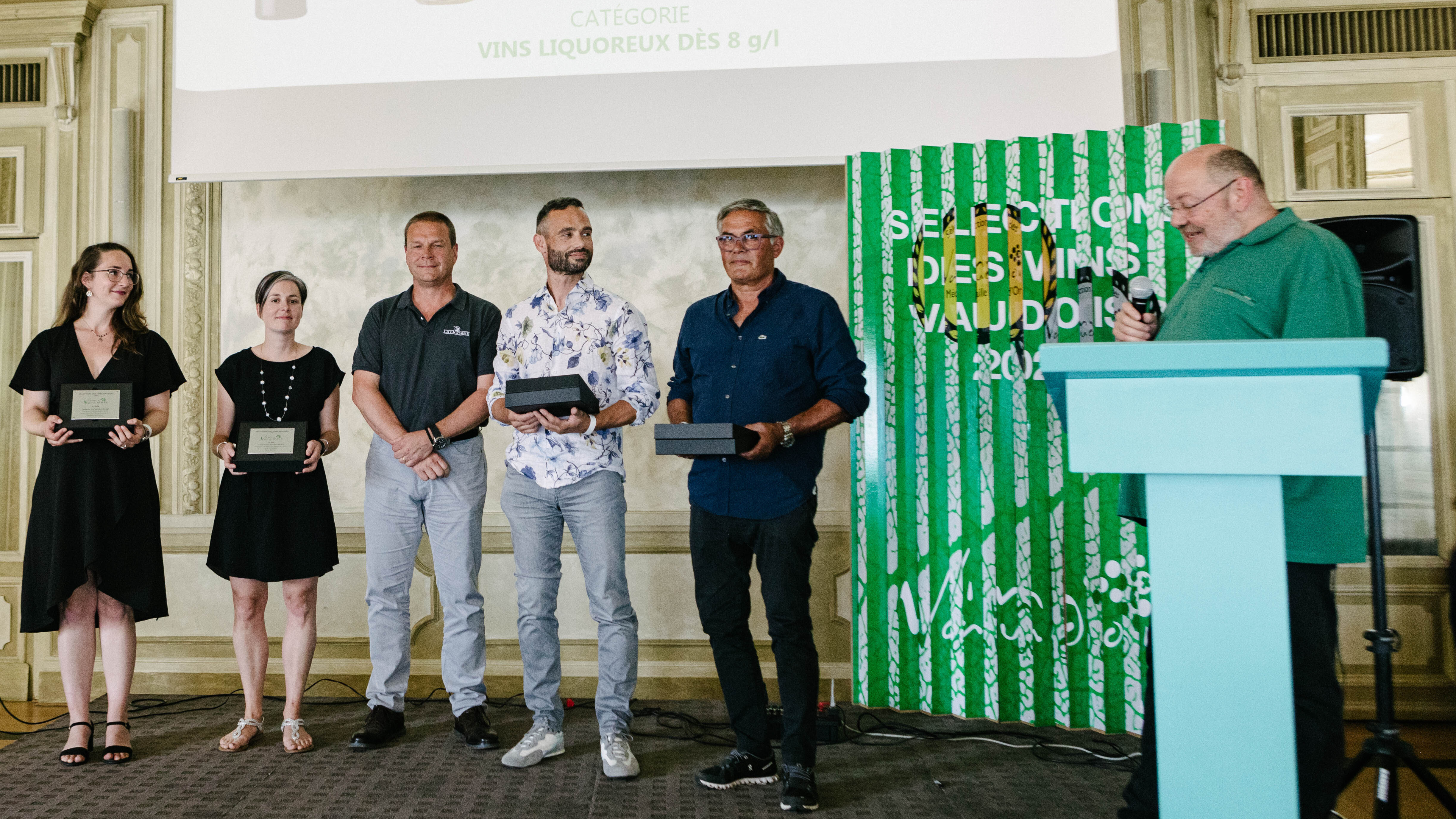Cérémonie 2023 de la Sélection des Vins Vaudois. Photo: Marion Correvon Cérémonie 2023 de la Sélection des Vins Vaudois. Photo: Marion Correvon