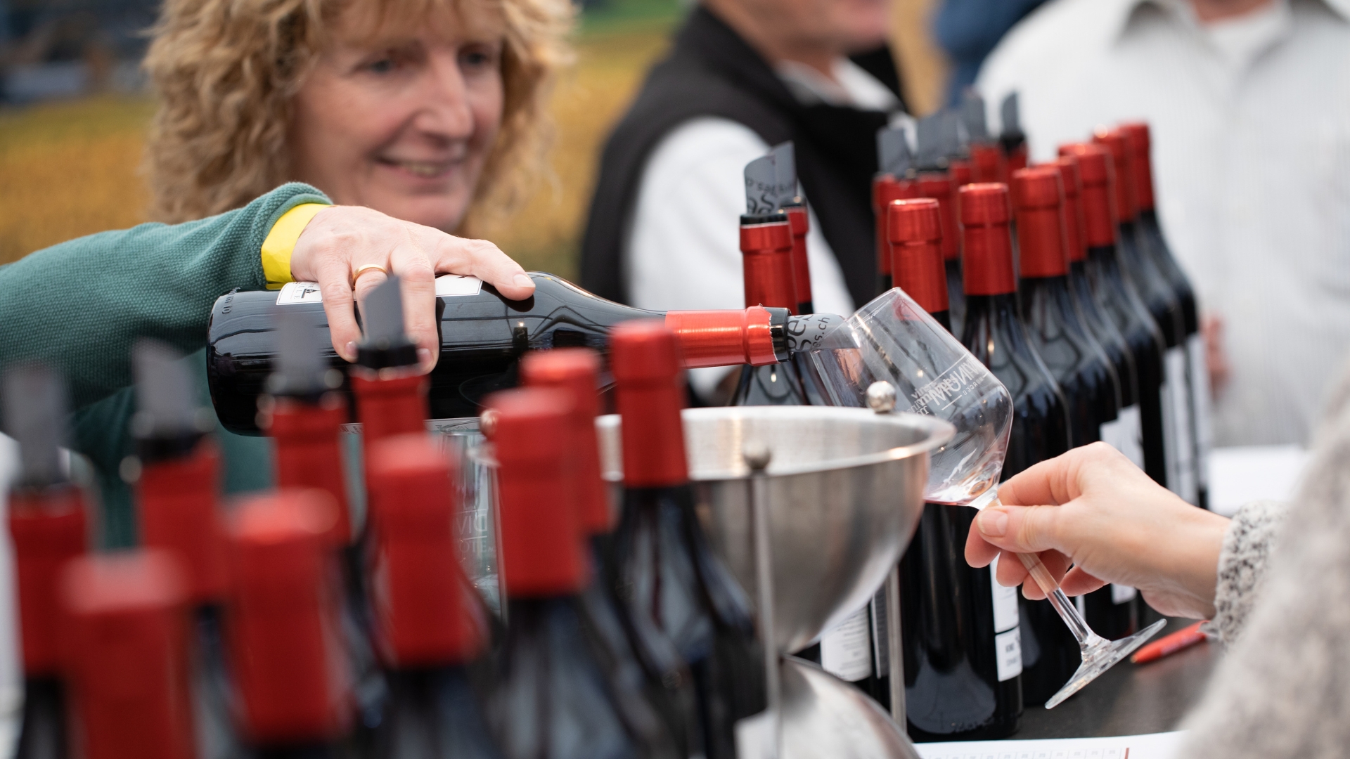 Quelque 13 château du Médoc répondent présents à Morges (photo m.à.d.) Quelque 13 château du Médoc répondent présents à Morges (photo m.à.d.)