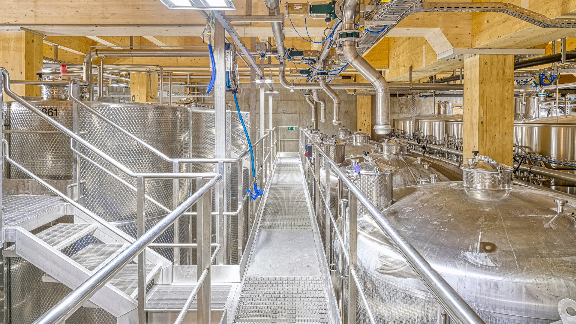 Inauguré fin mars, le nouvel éco-chai de la famille Schenk impressionne (photo m.à.d.)