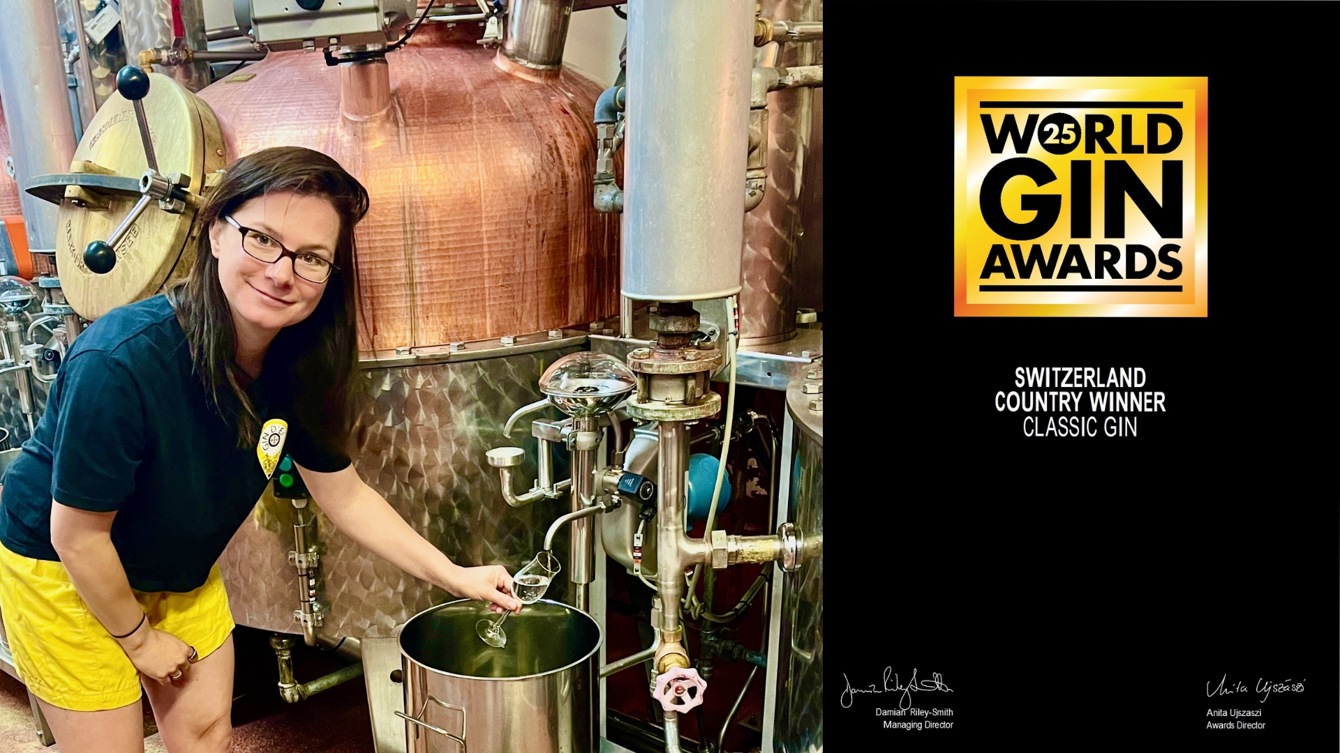 Anouck Dann Mittaz avec son Gin d'Ei, médaillé d'or (photos m.à.d.) Anouck Dann Mittaz avec son Gin d'Ei, médaillé d'or (photos m.à.d.)